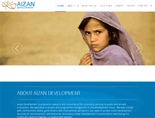 Tablet Screenshot of aizandevelopment.com